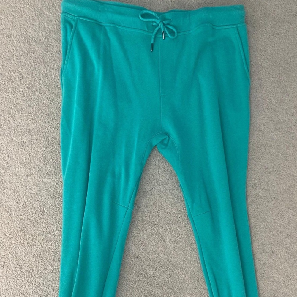 Teal sweatpants